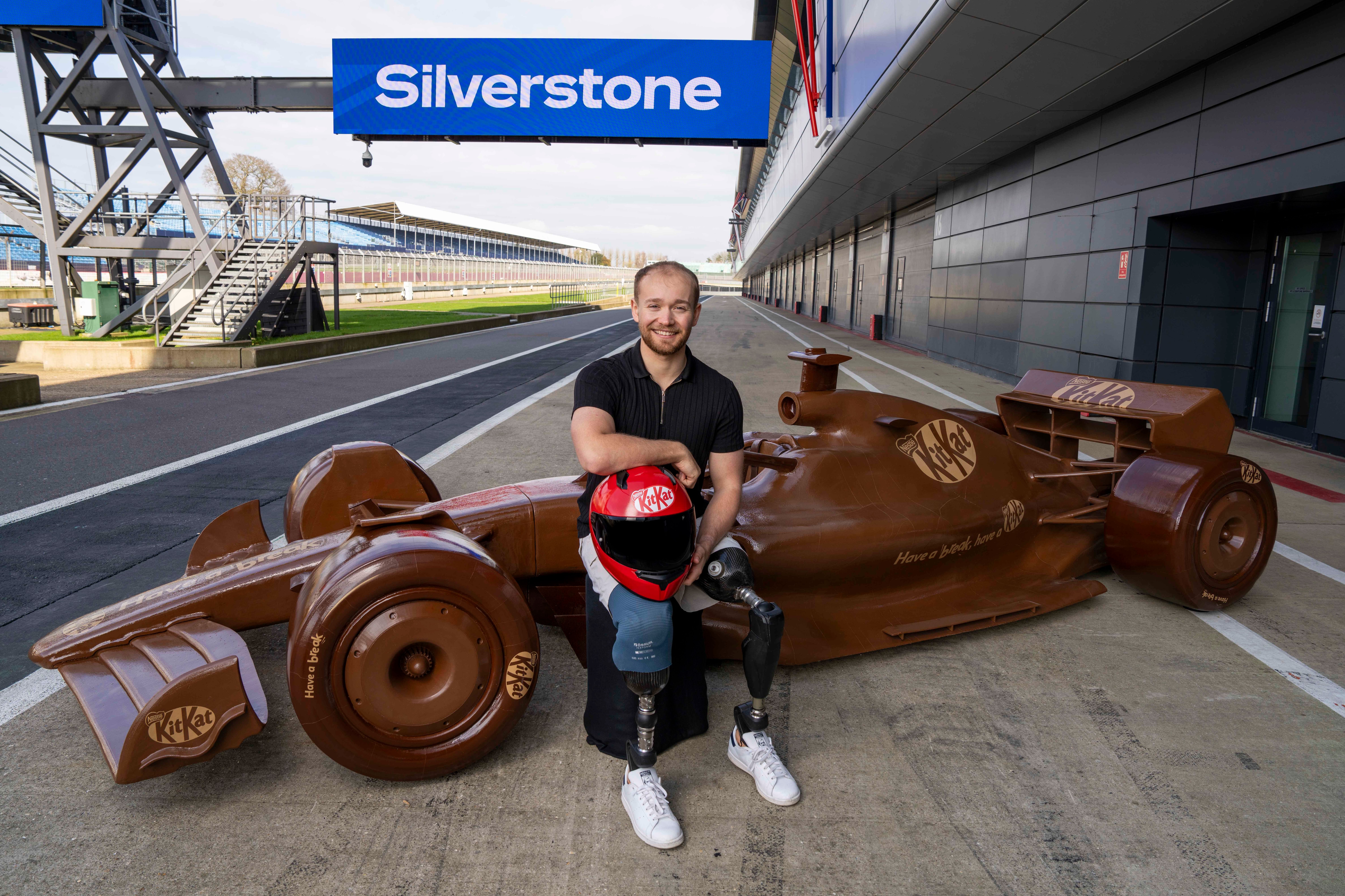 The KitKat Chocolate F1 Car