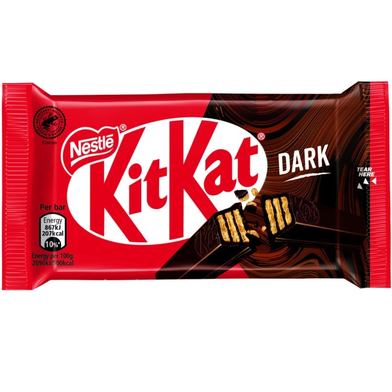 KitKat 4 finger dark chocolate bar