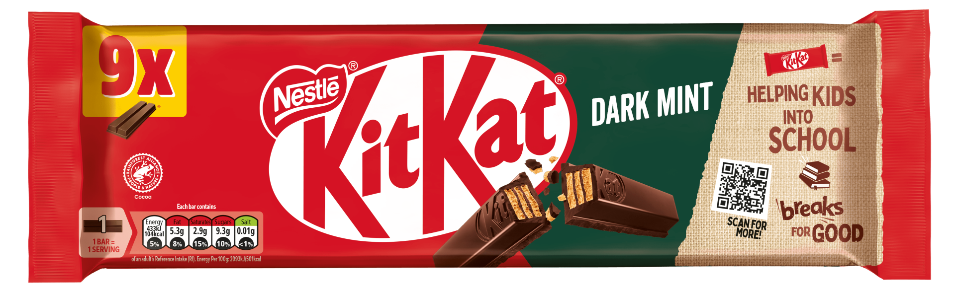 KitKat 2 Finger Dark Mint Chocolate