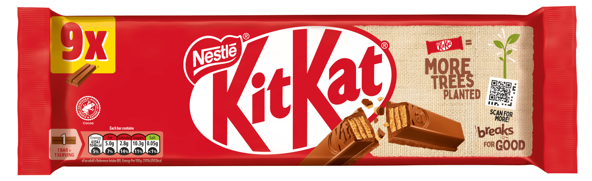 Kit Kat 2 Finger Milk Chocolate Bar1