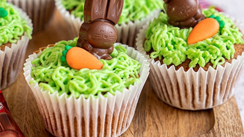 KitKat Bunny Carrot Cupcake Recipe